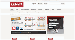 Desktop Screenshot of ferro.pl